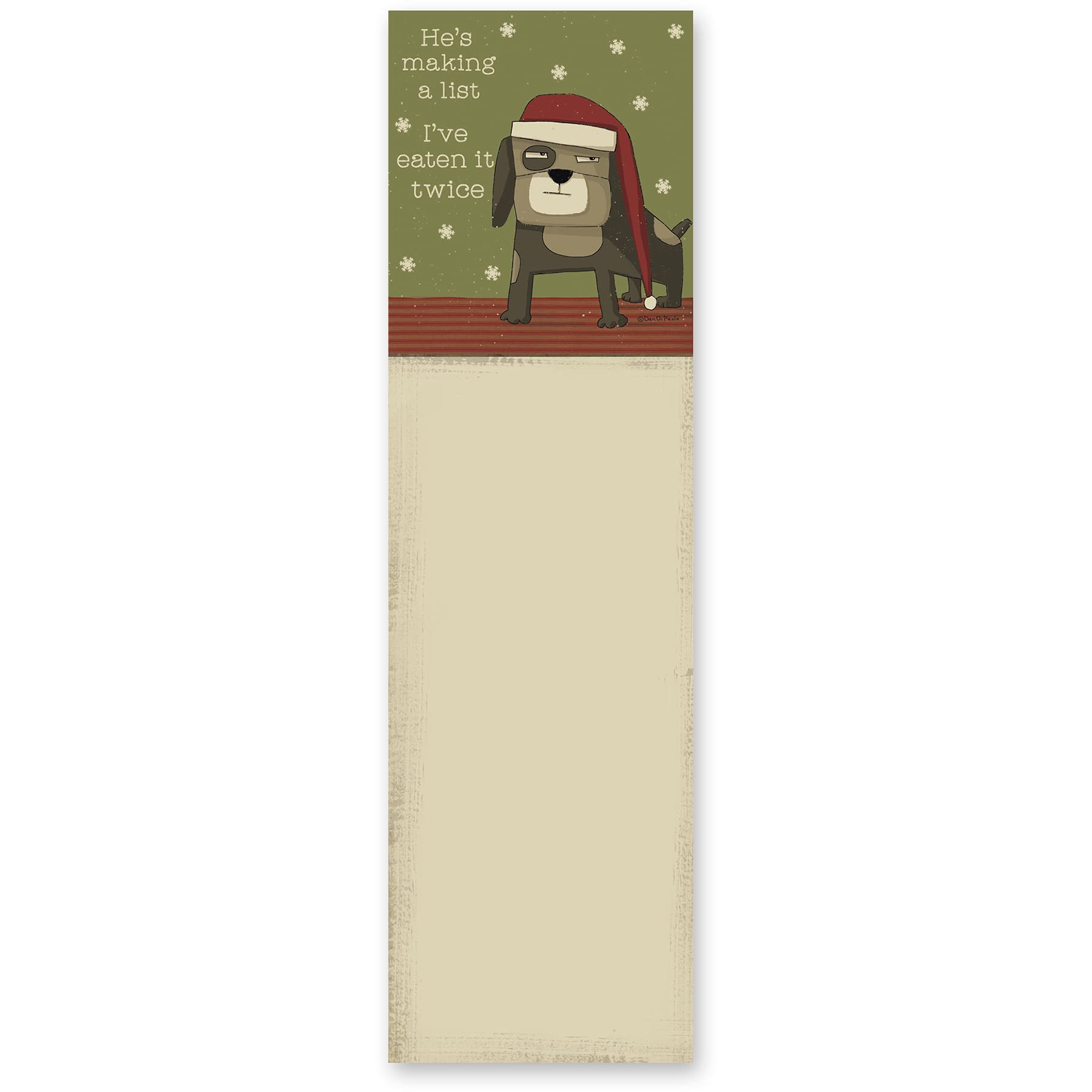 He's Making A List I've Eaten It Twice Magnetic List Pad