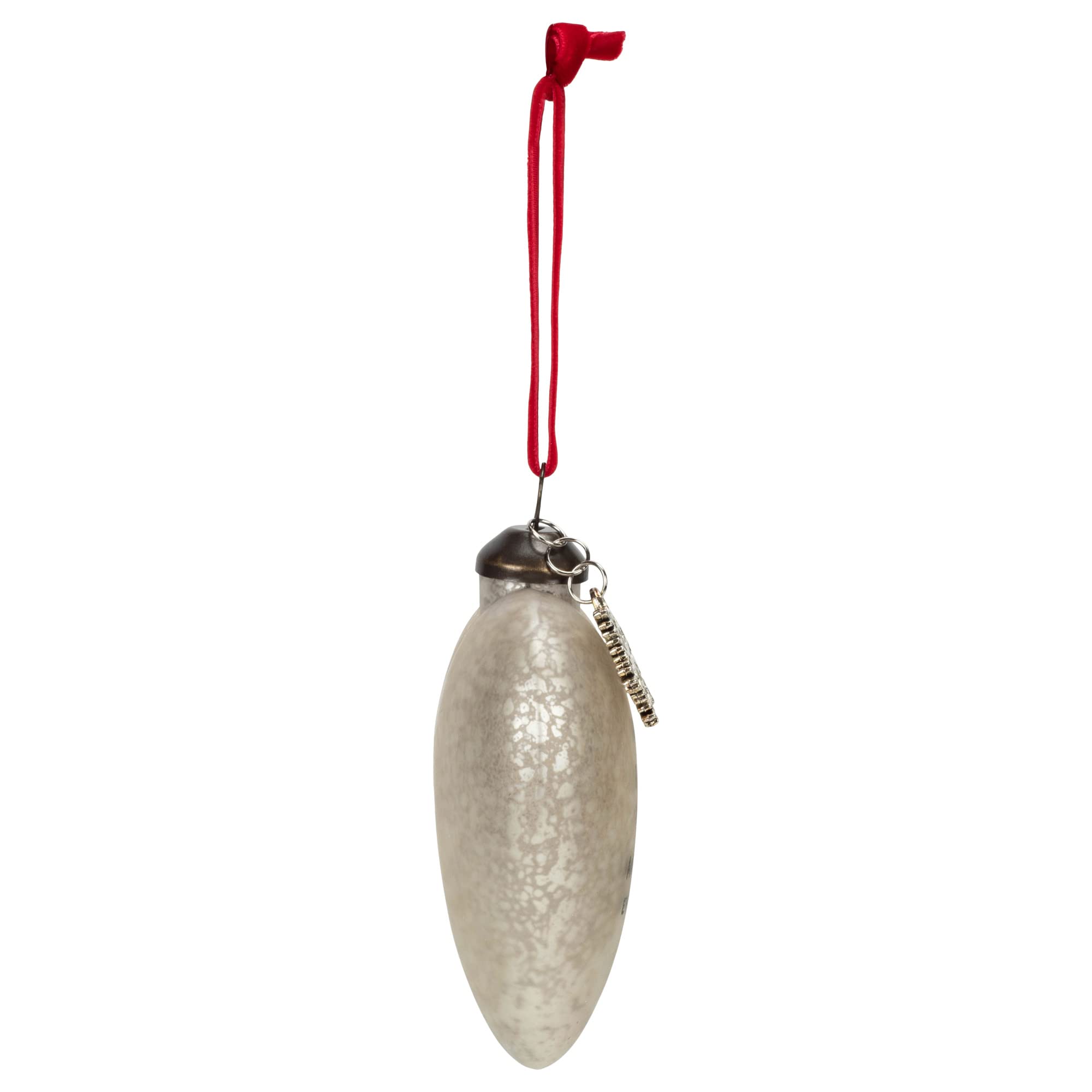 Dear Darling Blown Glass Art Heart Ornament