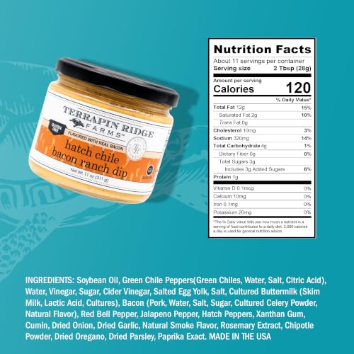 Terrapin Ridge Farms Hatch Chile Bacon Ranch Dip