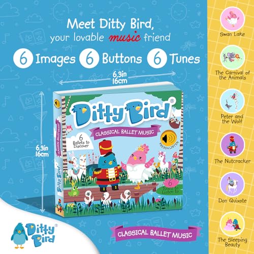 Ditty Bird Classical Ballet Music Interactive Song Book