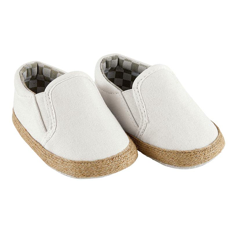 First Steps Canvas Slip-On Baby Shoes