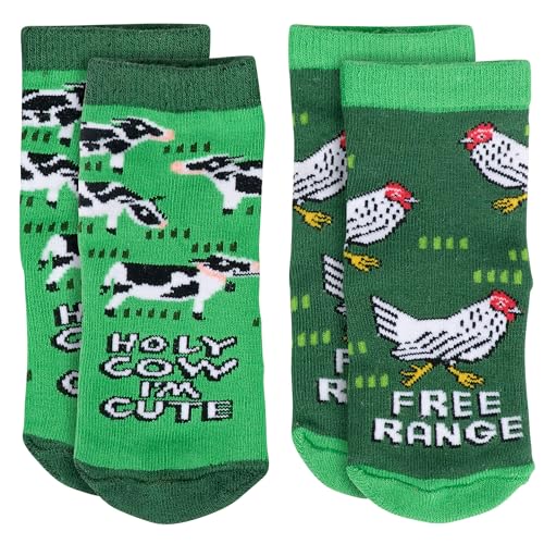 Free Range/Holy Cow I'm Cute Baby Sock Set