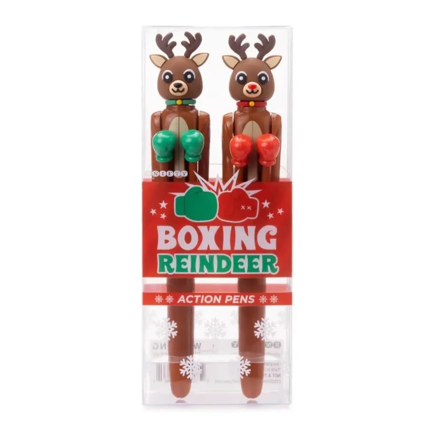 Box Reindeer Action Pens