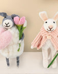 Love Lamb Critter Ornament