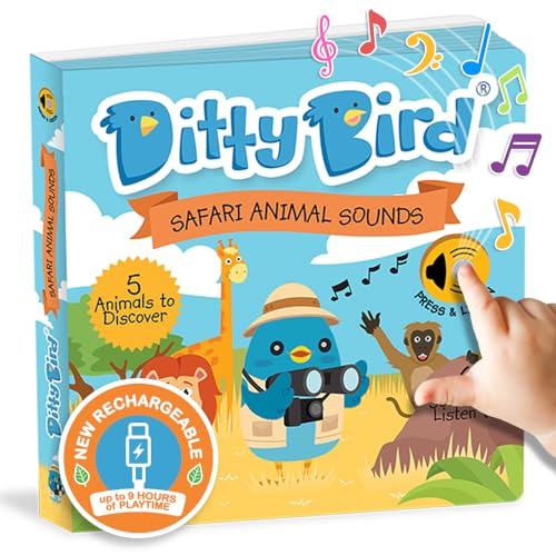 Ditty Bird Safari Animal Sounds Interactive Song Book