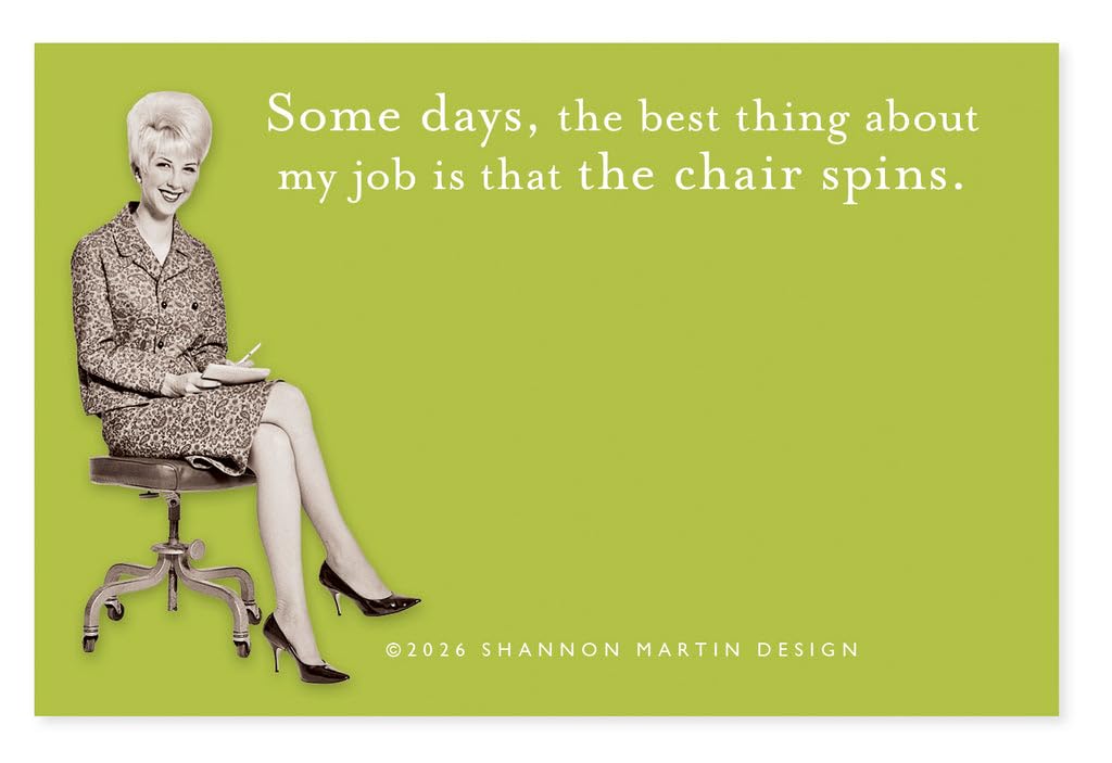 Some Days, The Best Thing About My Job Is That The Chair Spins Sticky Notes