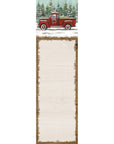 Vintage Red Truck List Pad