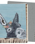 Floral Crown Donkey Notebook