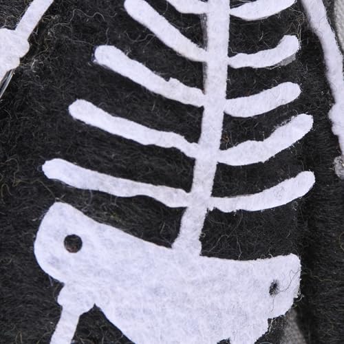 Skeleton Cat Halloween Critter Ornament