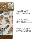 The Owl Towel