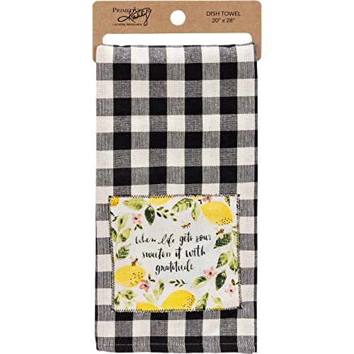 When Life Gets Sour Sweeten It With Gratitude Tea Towel Set