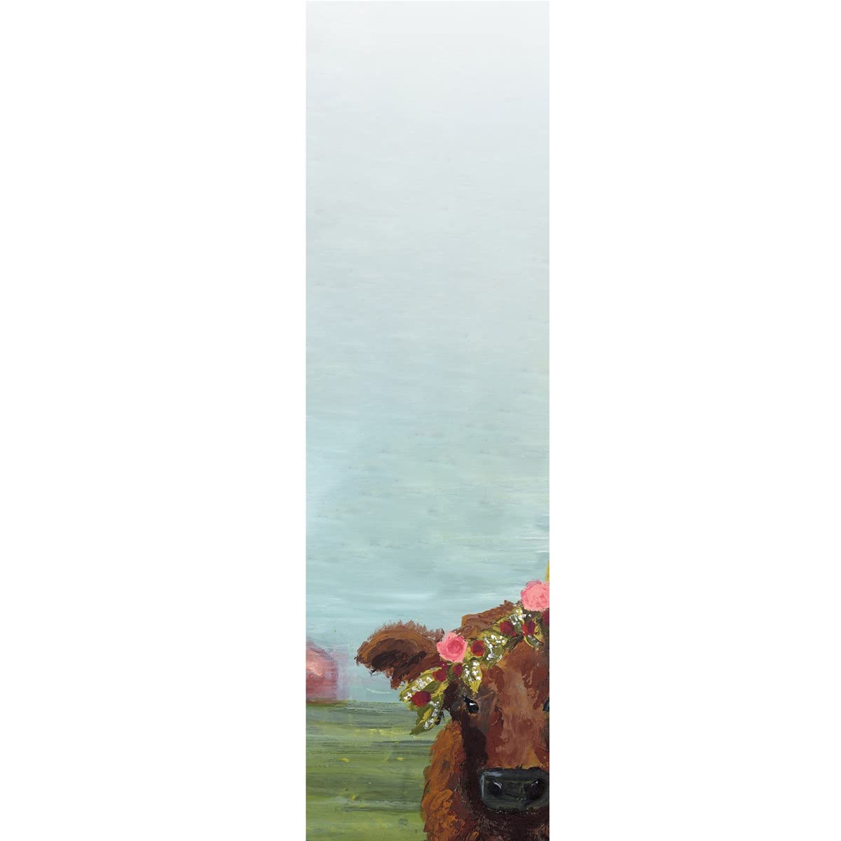 Floral Crown Cow List Pad