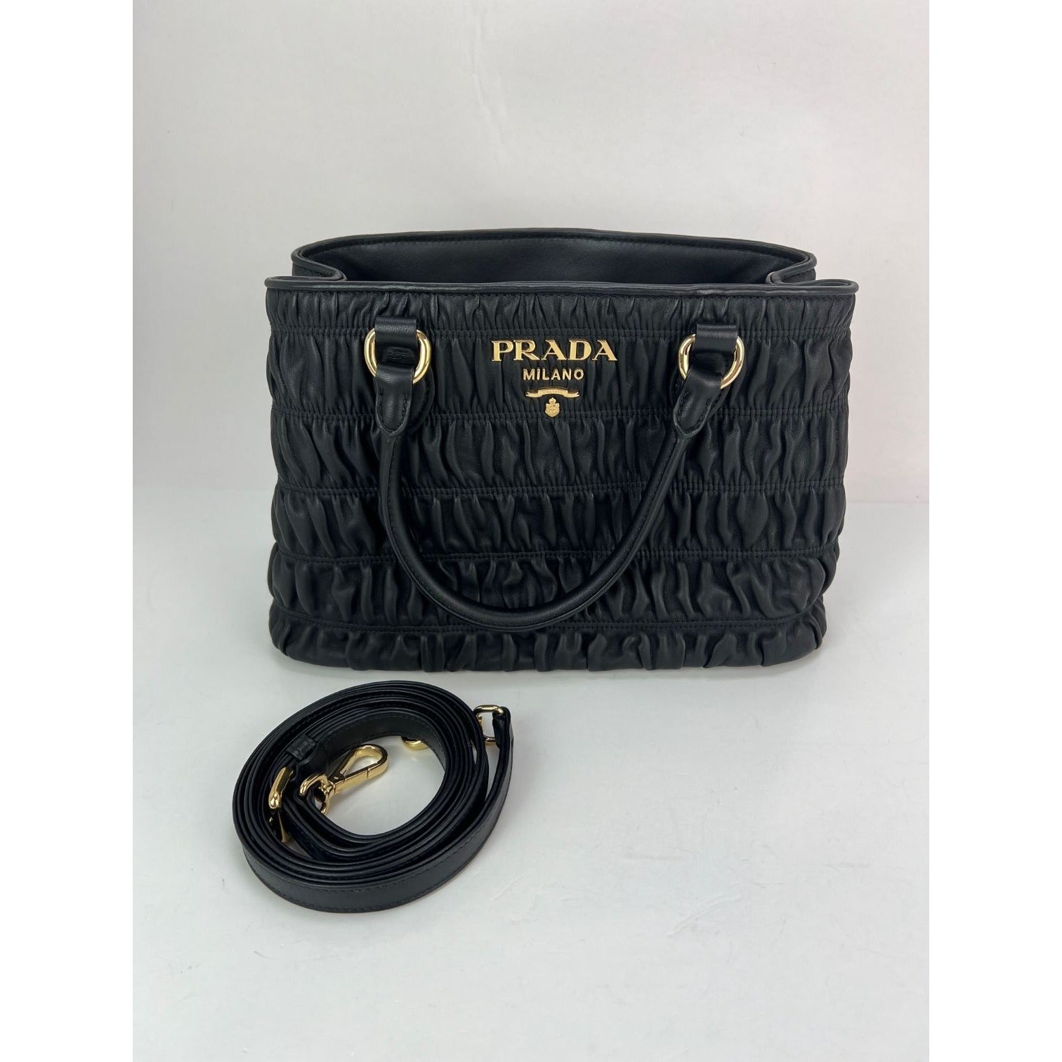 Prada Nappa Gaufre Shoulder Bag