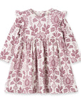 Floral Tapestry Twirl Dress-Bamboo Baby Girl
