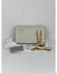 Christian Dior Caro Cannage White Leather Belt Bag Clutch