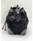 CHANEL Satin CC Large Black Bucket Shouler Bag