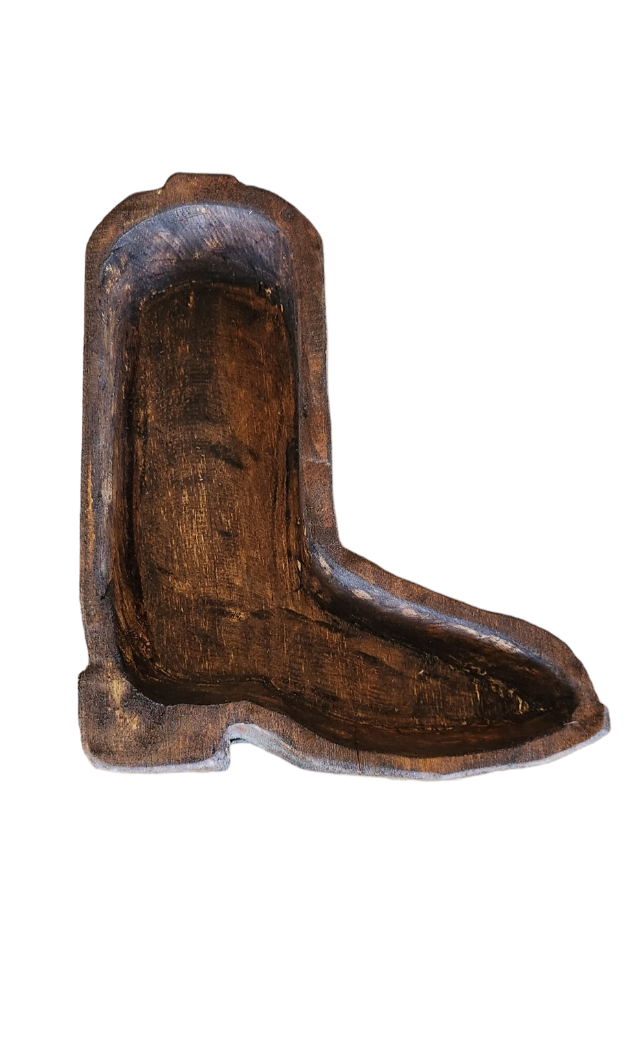 Boot wood bowl