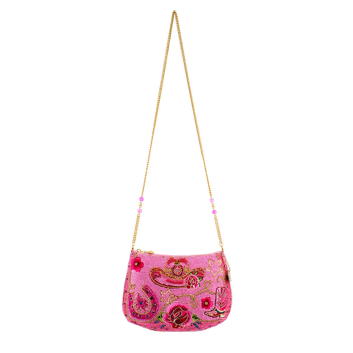 Mary Frances Rodeo Drive Beaded Crossbody Handbag
