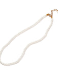 **Glass Pearl Collar Necklace Wedding Collection 259v