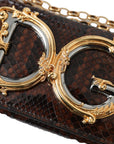 Dolce & Gabbana Python Leather DG Girls Crossbody Bag