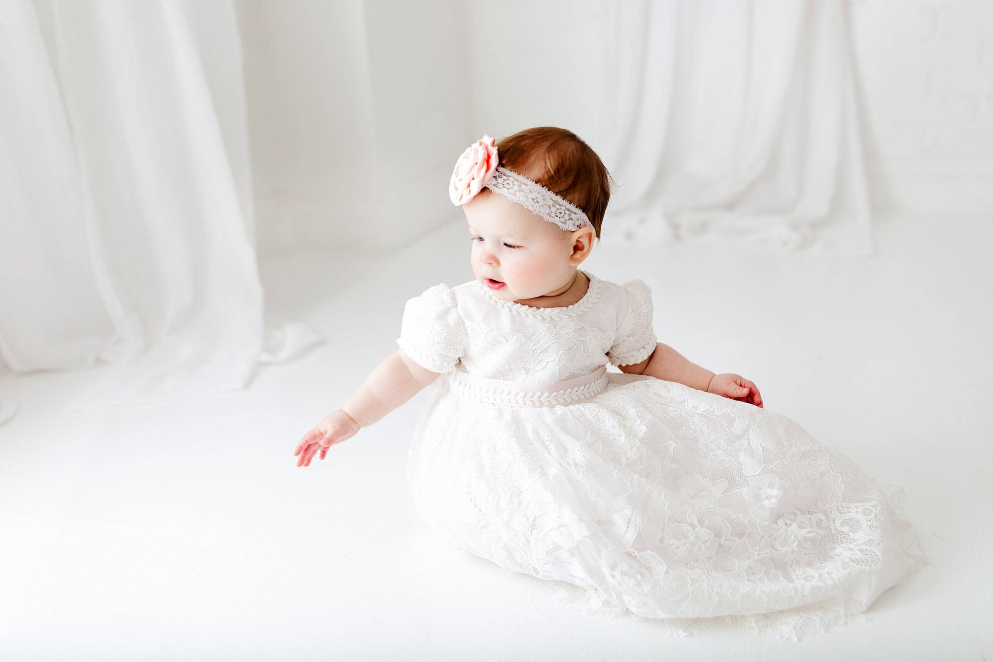 Nicolette's Couture The Eve Christening Gown