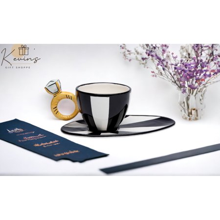 Bling Bling You Got The Ring Tea Cup &amp; Saucer Set