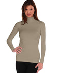Tees By Tina Long Sleeve Mock Neck Turtleneck (800MN)