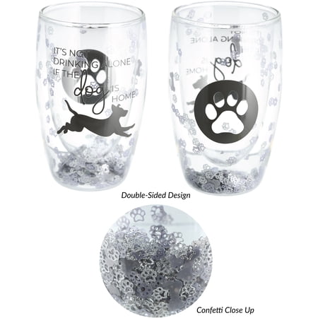 It's Not Drinking Alone If The Dog Is Home Tumbler