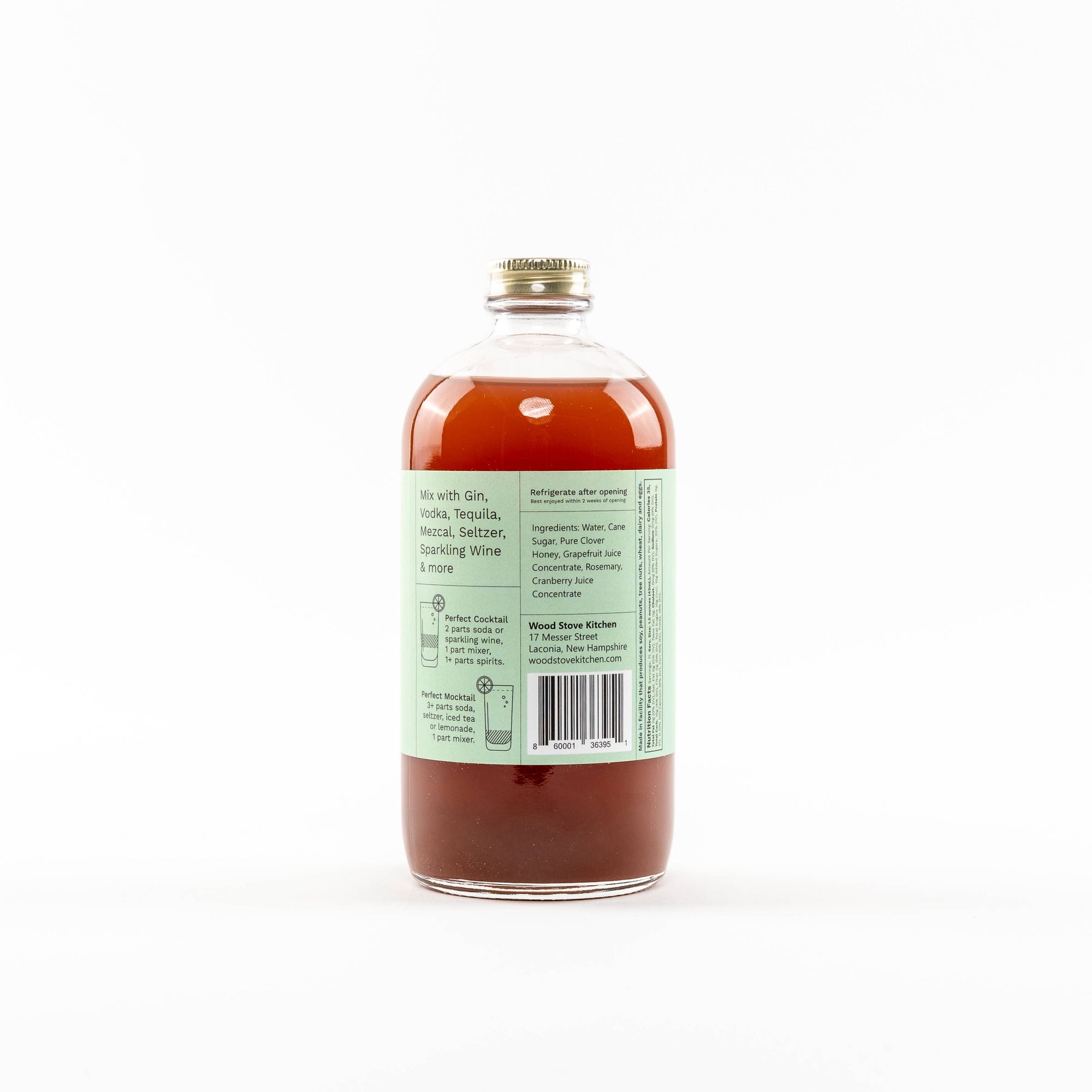 Grapefruit &amp; Rosemary Cocktail and Mocktail Mixer, 16 fl oz
