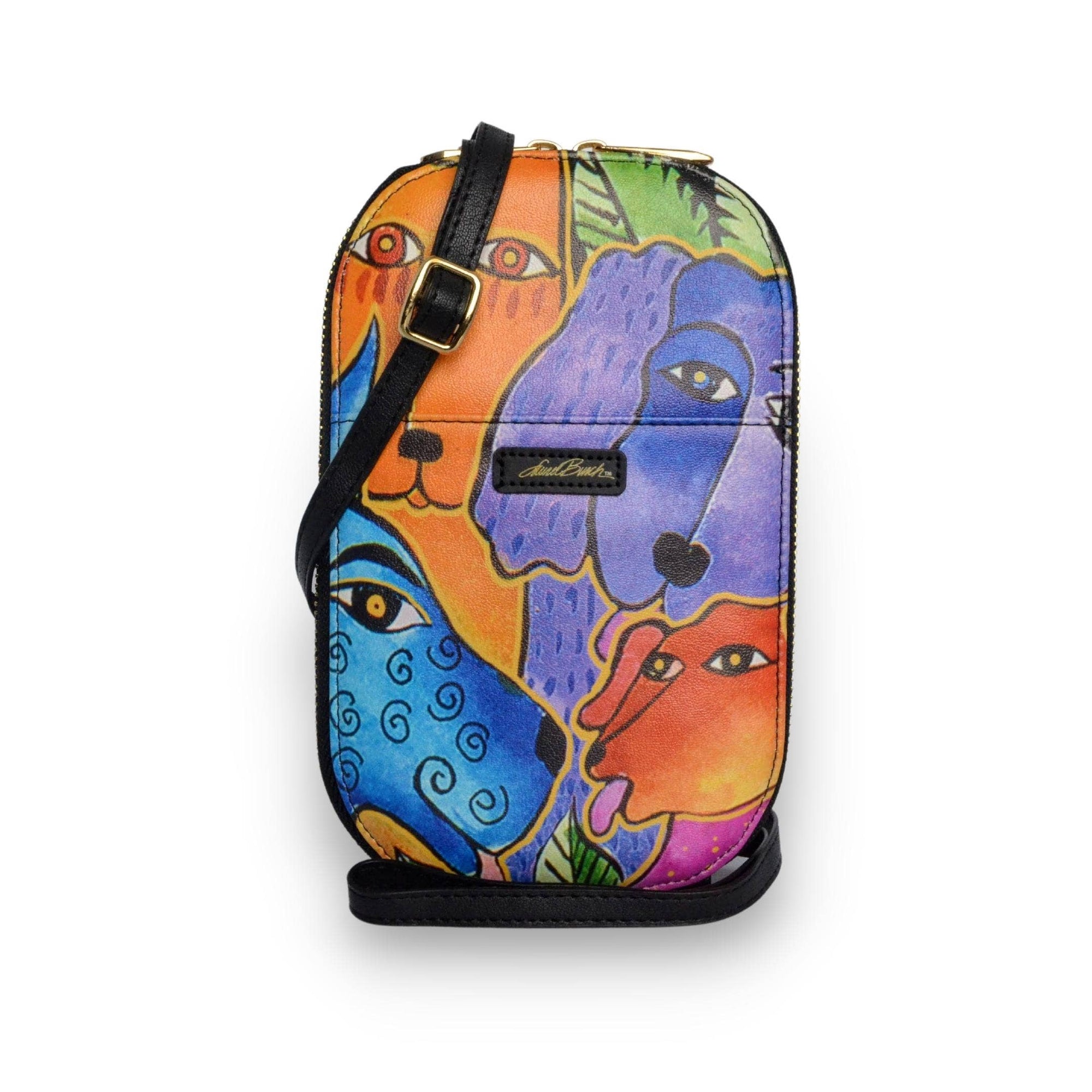 Laurel Burch Dogs Doggies Crossbody
