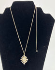 Chanel Crystal CC Necklace Gold Pearly Fashion Jewelry