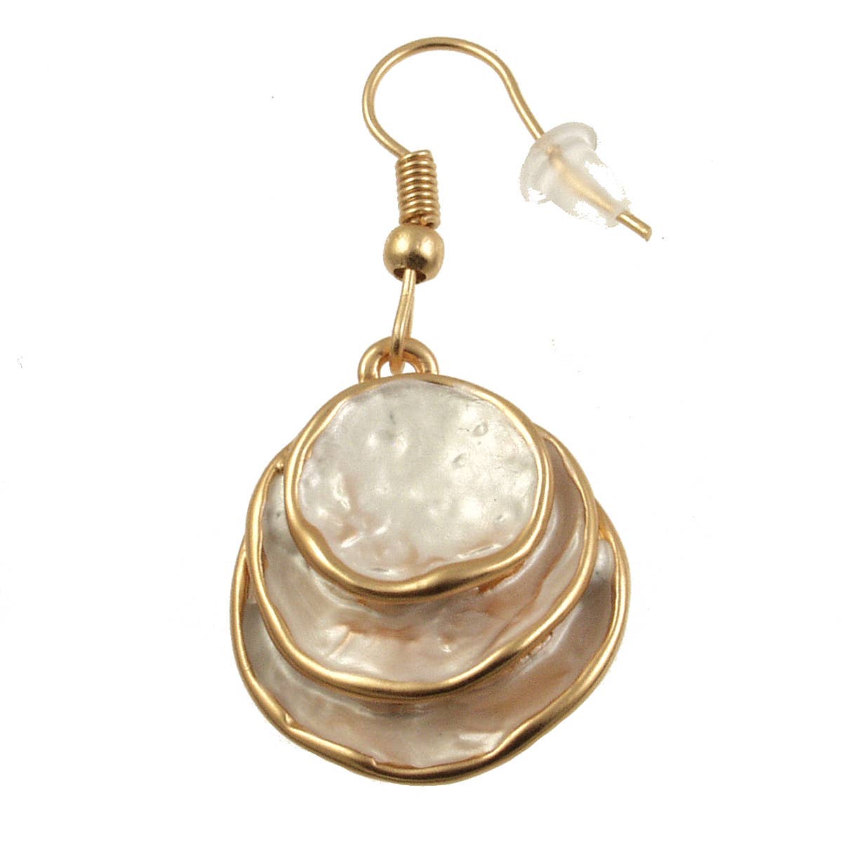 Three Circles Layered Earrings