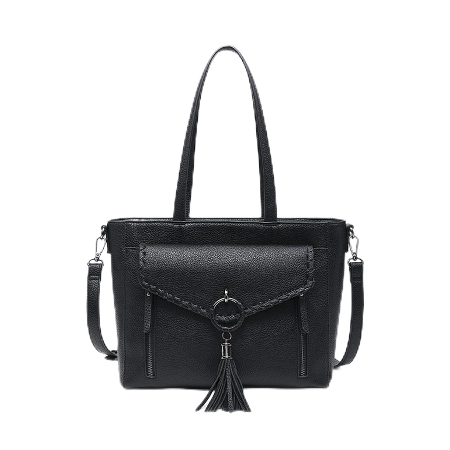 JEN &amp; CO. Phoebe Envelope Pocket Whipstitch Ring Tote