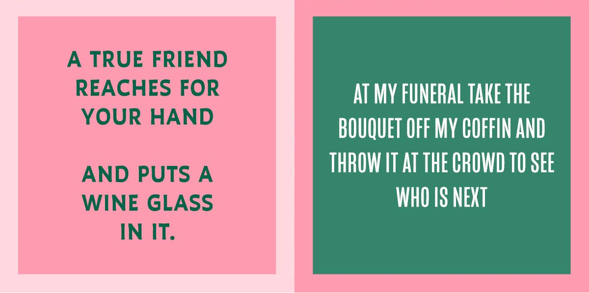 Drinks On Me Napkin - True Friend