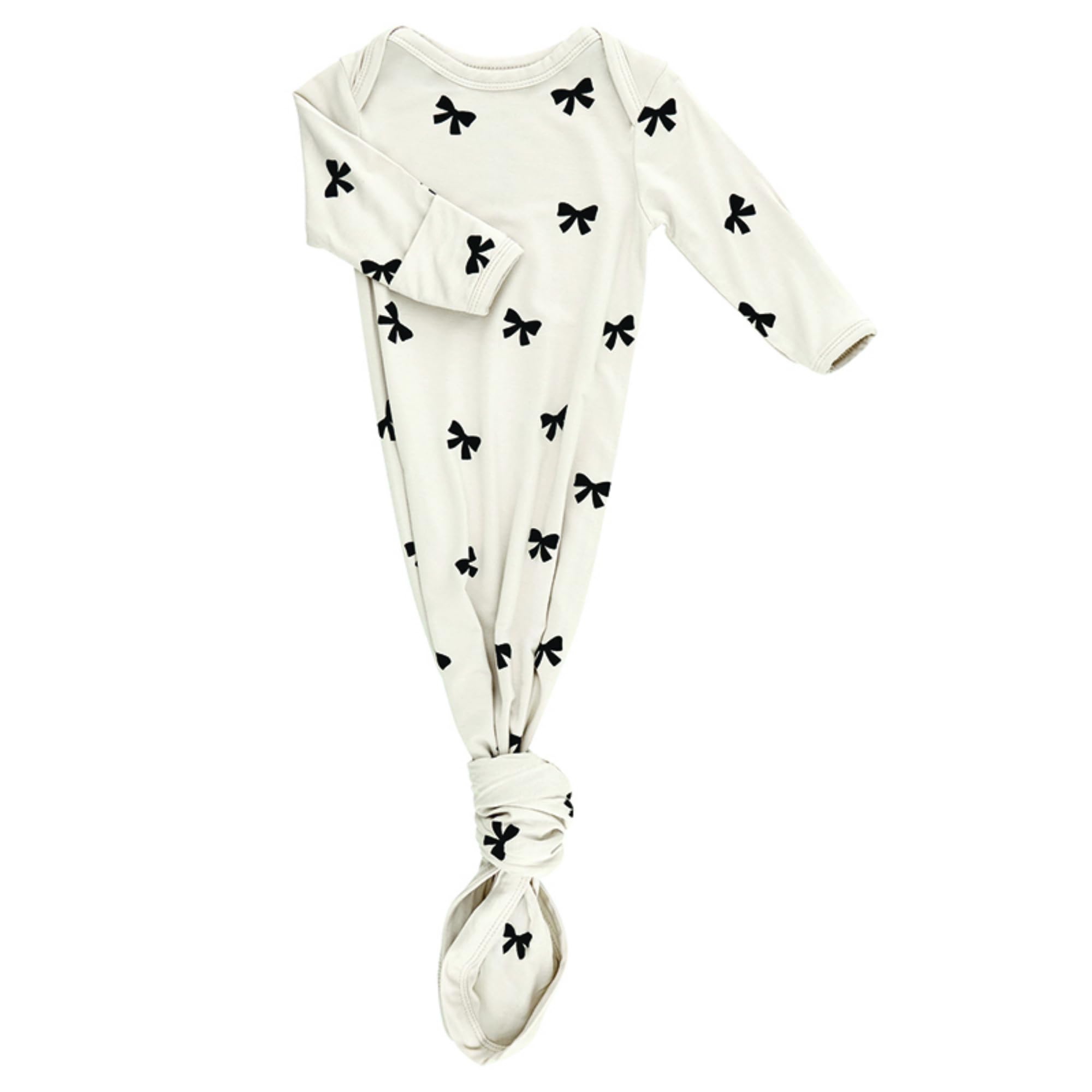 Bamboo Bows Knotted Baby Gown