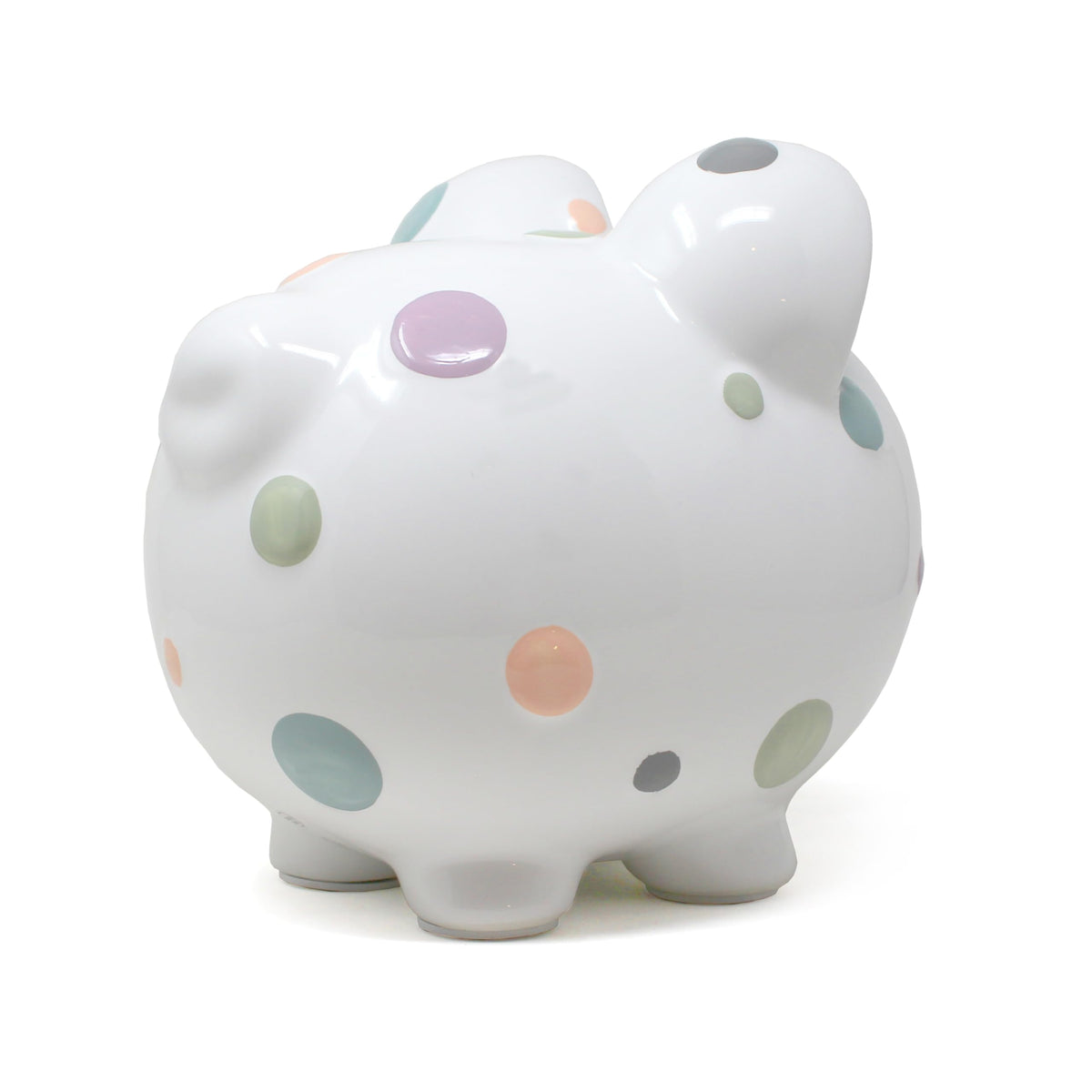 Pastel Polka Dot Piggy Bank