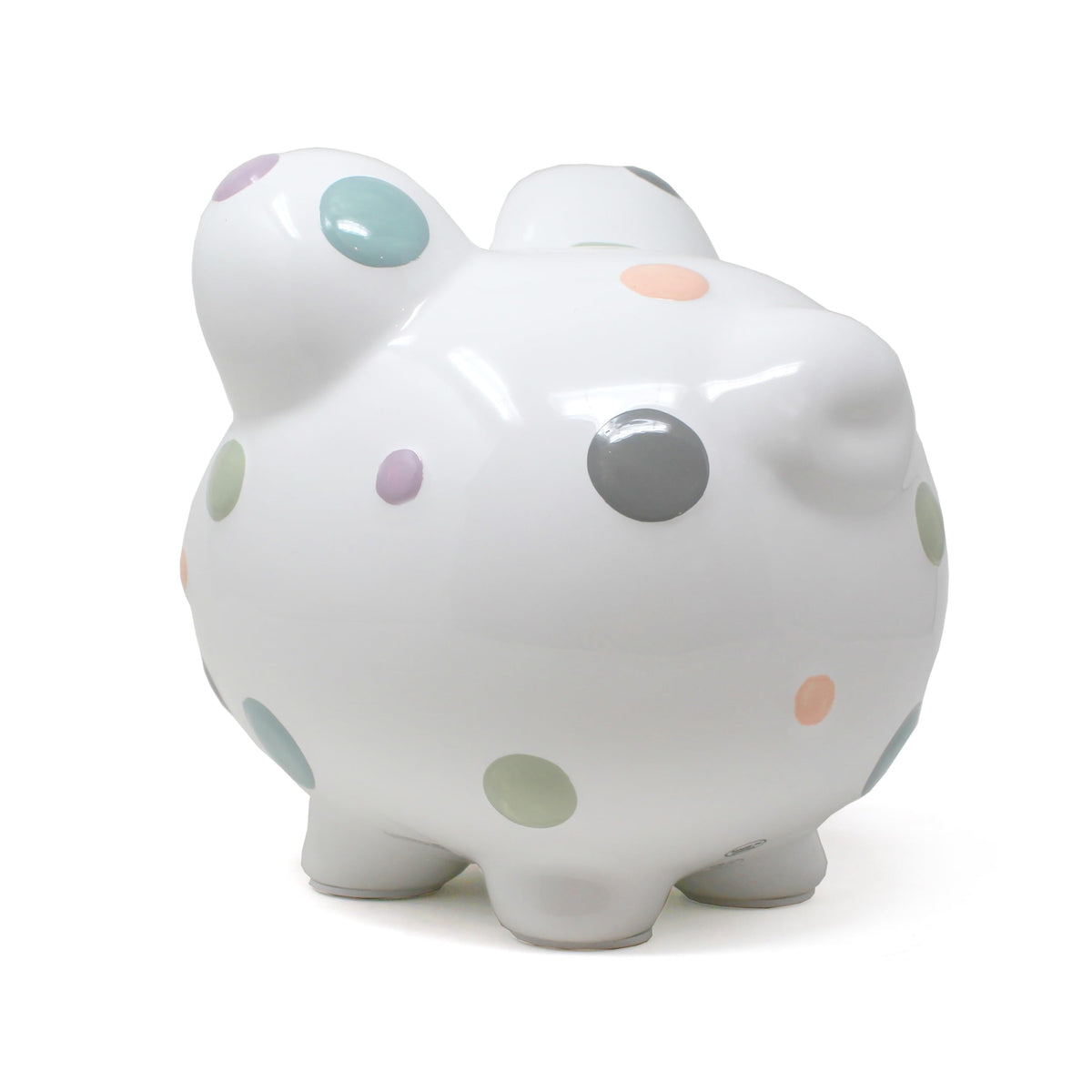 Pastel Polka Dot Piggy Bank