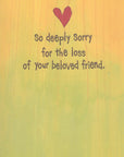 Pet Sympathy Card (Dog)