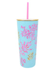 Lilly Pulitzer Royal Coral Tumbler
