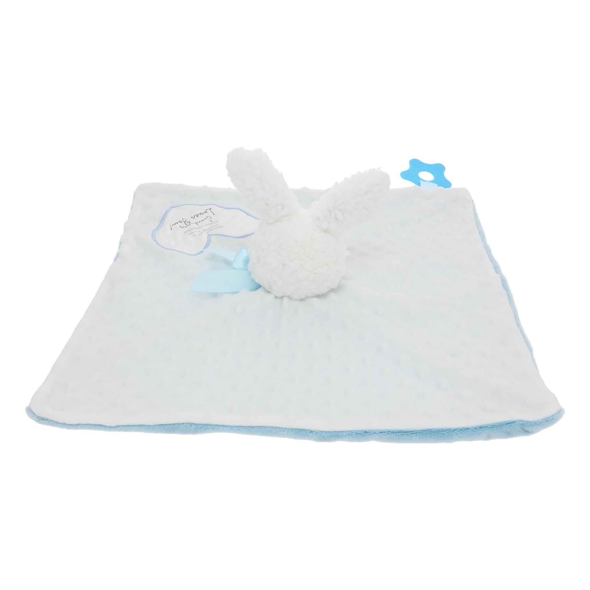 Somebunny Loves You Baby Boy Teether/Blanket