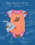 Otterly Adorable Baby Bodysuit & Hat