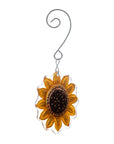 Sunflower Fused Glass Ornament