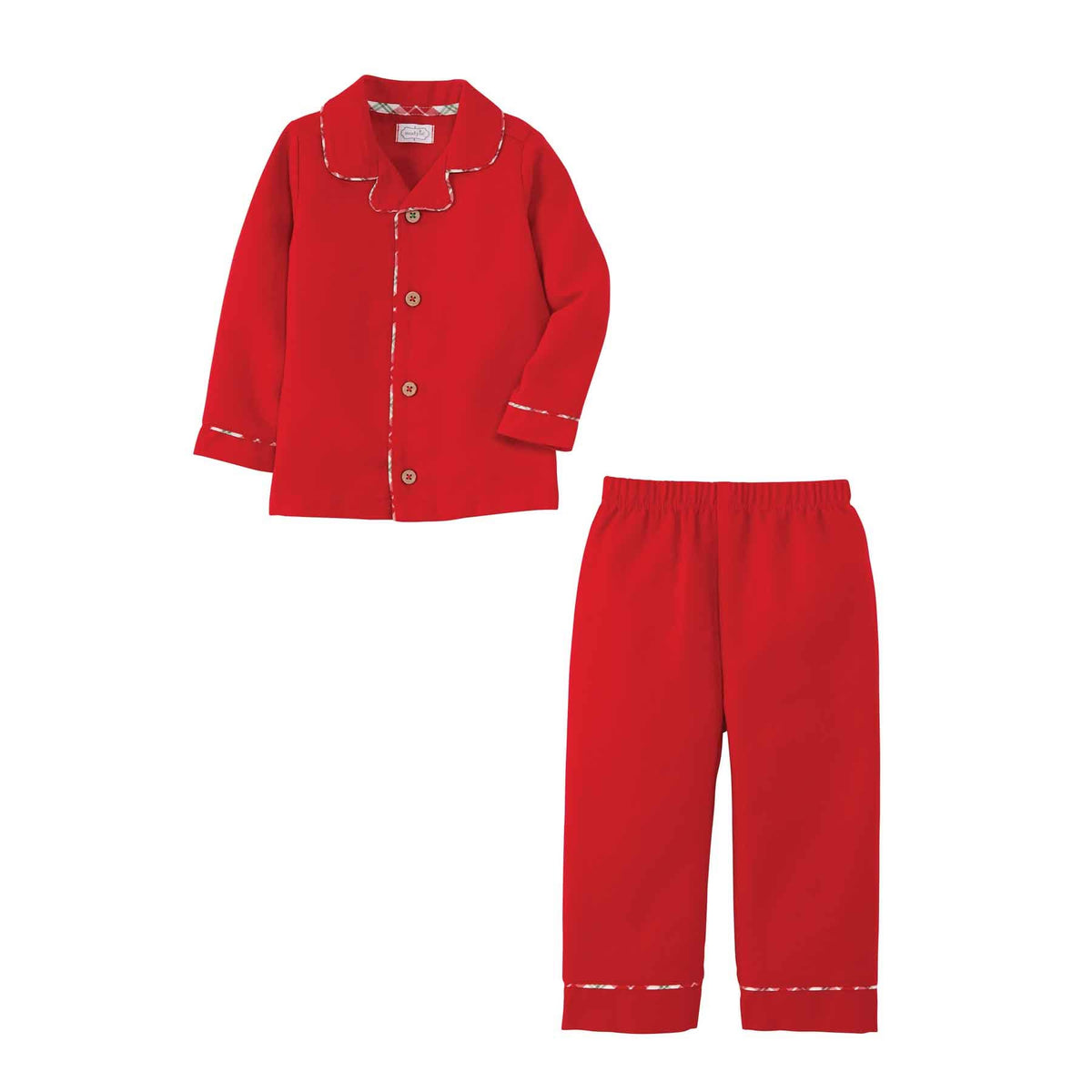 Mud Pie Flannel Christmas Pajama Set