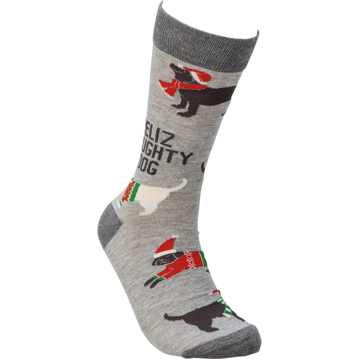 Feliz Naughty Dog Christmas Socks