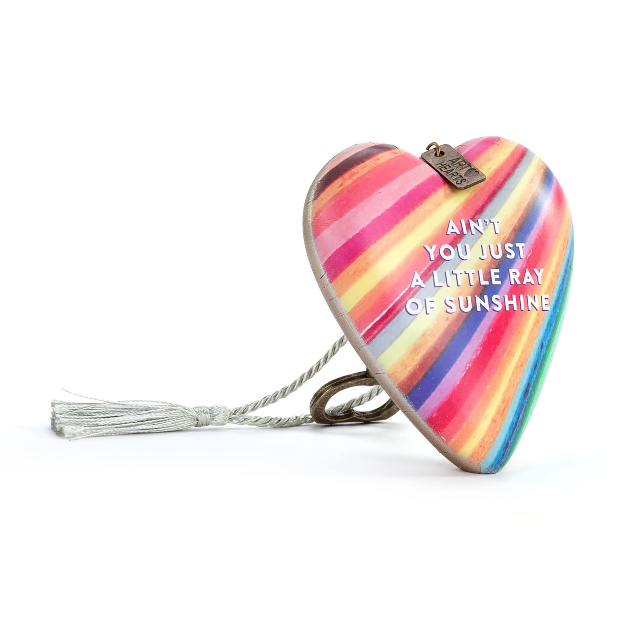 Ain't You Just A Little Ray Of Sunshine Art Heart Ornament