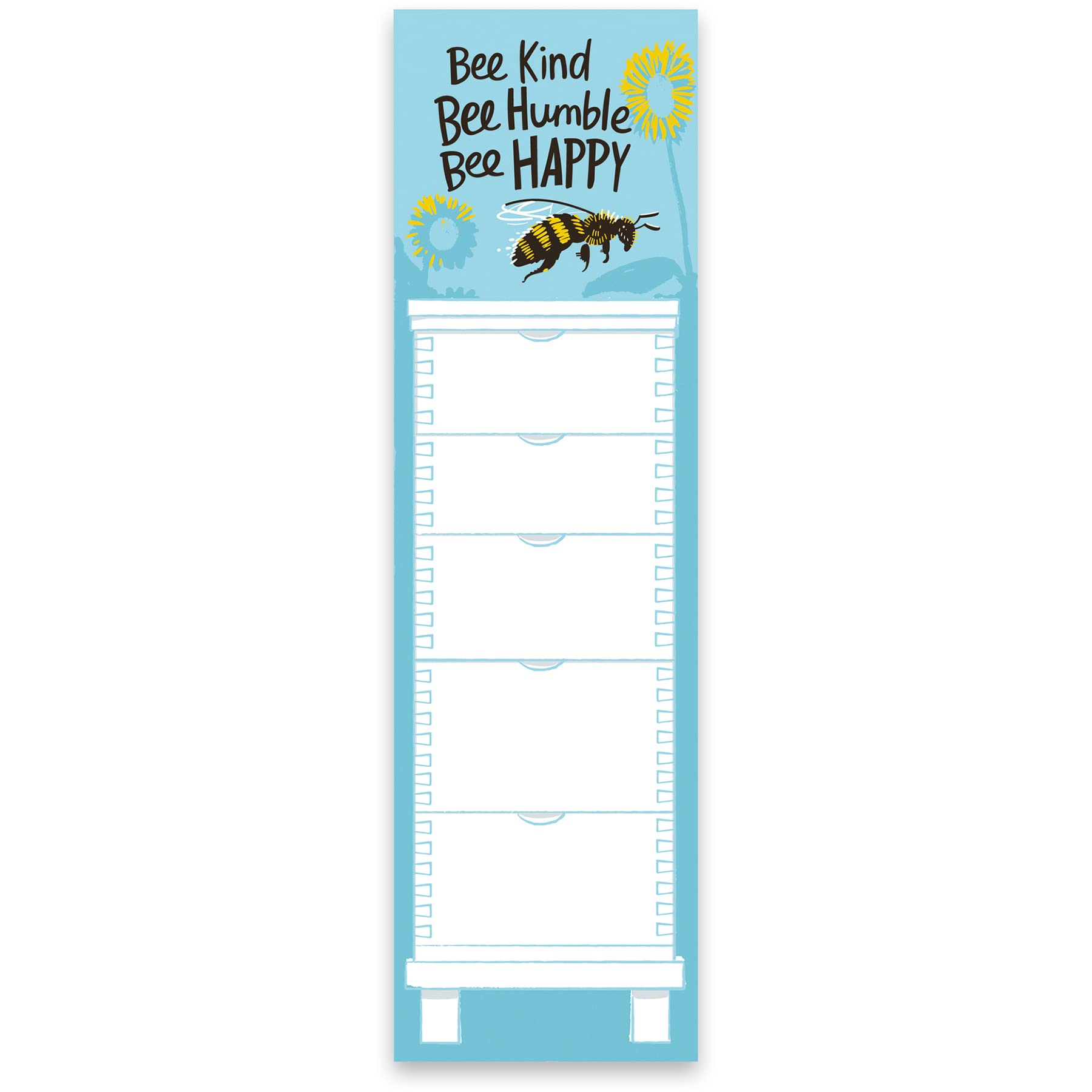 Bee Kind Bee Humble Bee Happy Magnetic List Pad