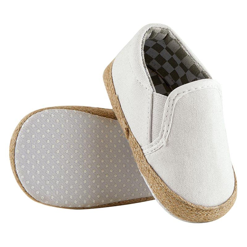 First Steps Canvas Slip-On Baby Shoes