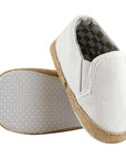 First Steps Canvas Slip-On Baby Shoes