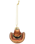 Glass Cowboy Hat Ornament