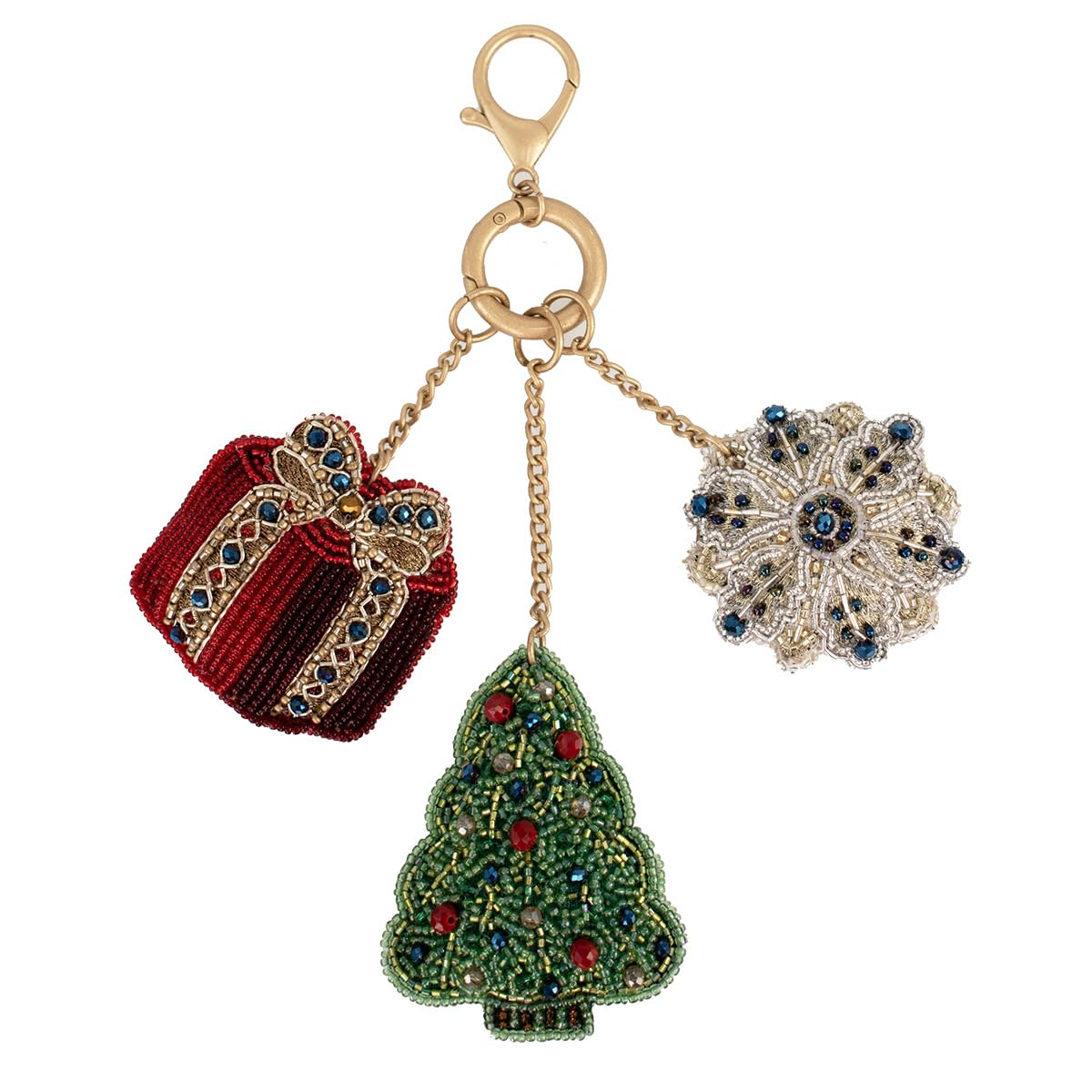 Mary Frances Christmas Spirit Bag Charm